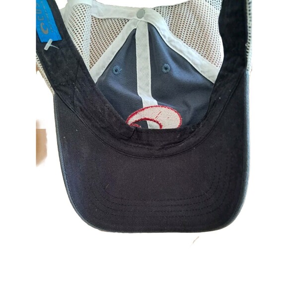 Costa Del Mar Gray Blue Logo Mesh Back Adjustable Baseball Cap Ball Hat - Picture 2 of 4